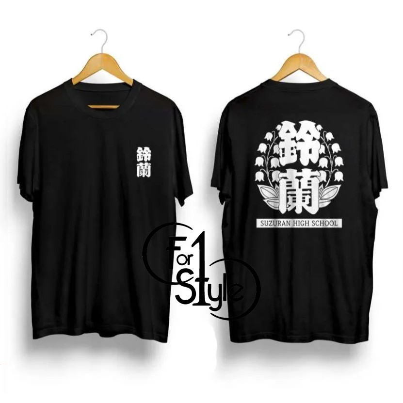 Kaos SUZURAN HIGH SCHOOL ANIME JAPANESE CULTURE BAJU JEPANG