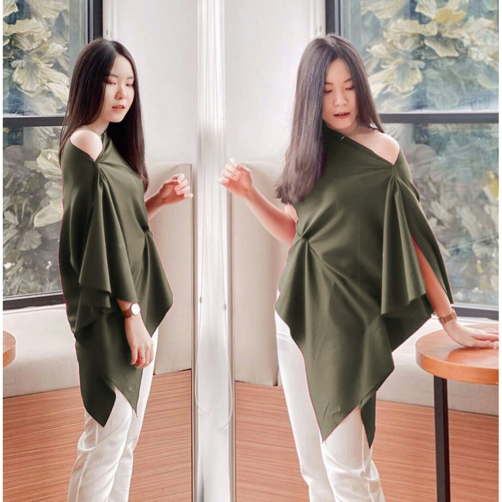 FWG - BLOUSE OLIA BATWING / BLOUSE WANITA / PAKAIAN WANITA / ATASAN WANITA TERBARU