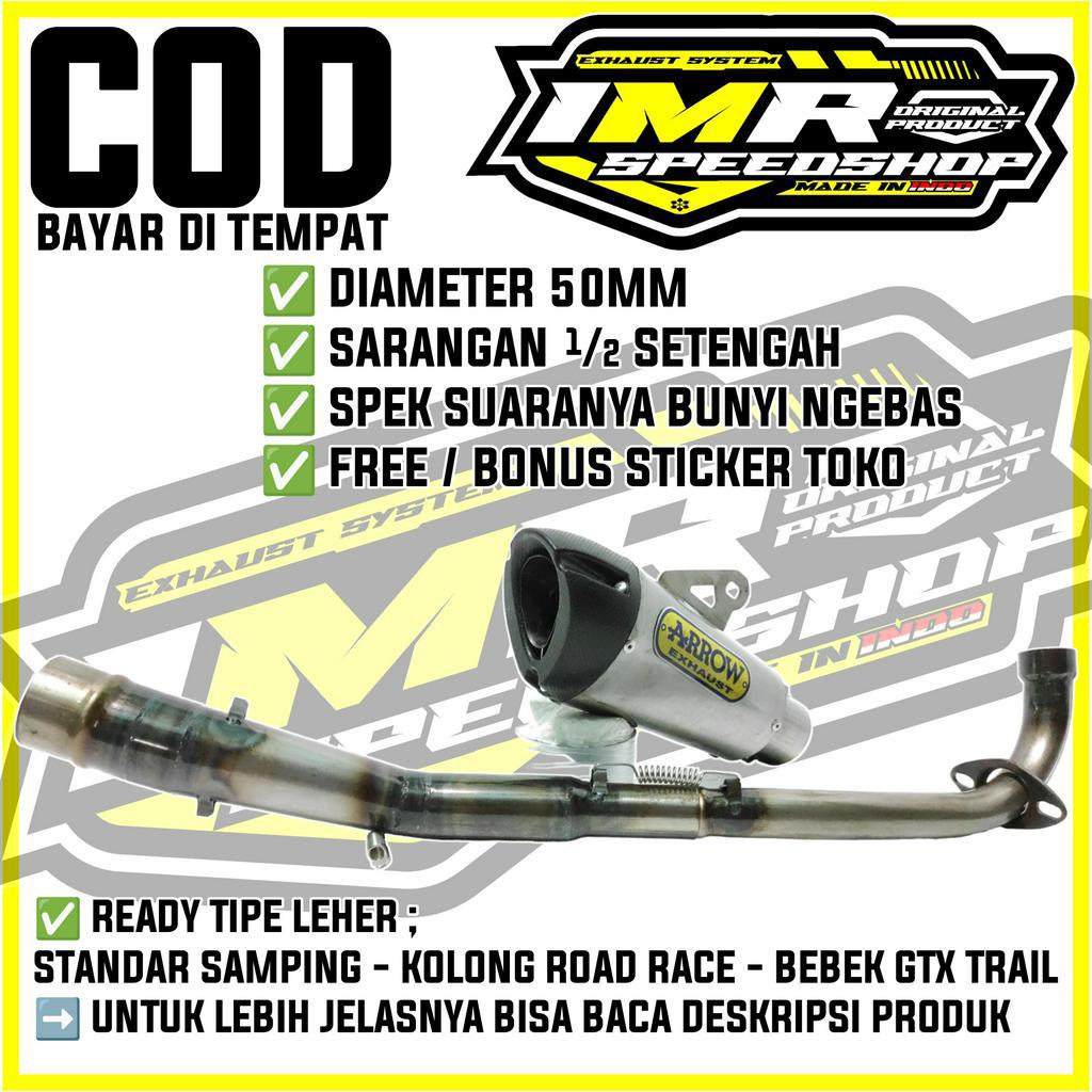 KNALPOT ARROW JUPITER Z Z1 VEGA R NEW ZR RR SUPRA FIT X 125 KHARISMA BLADE 110 125 ABSOLUTE REVO 100