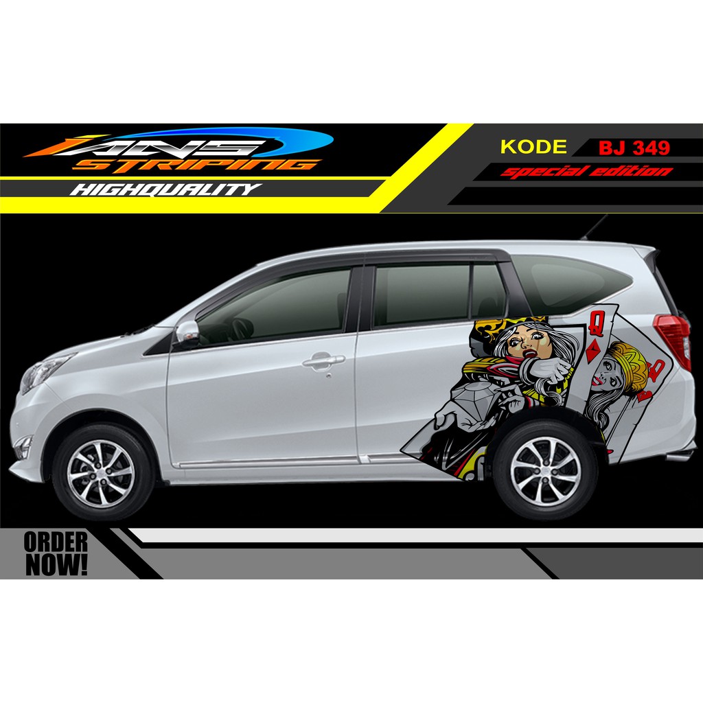 DECAL STICKER MOBIL SIGRA / STICKER MOBIL CALYA / STICKER MOBILIO / STICKER MOBIL