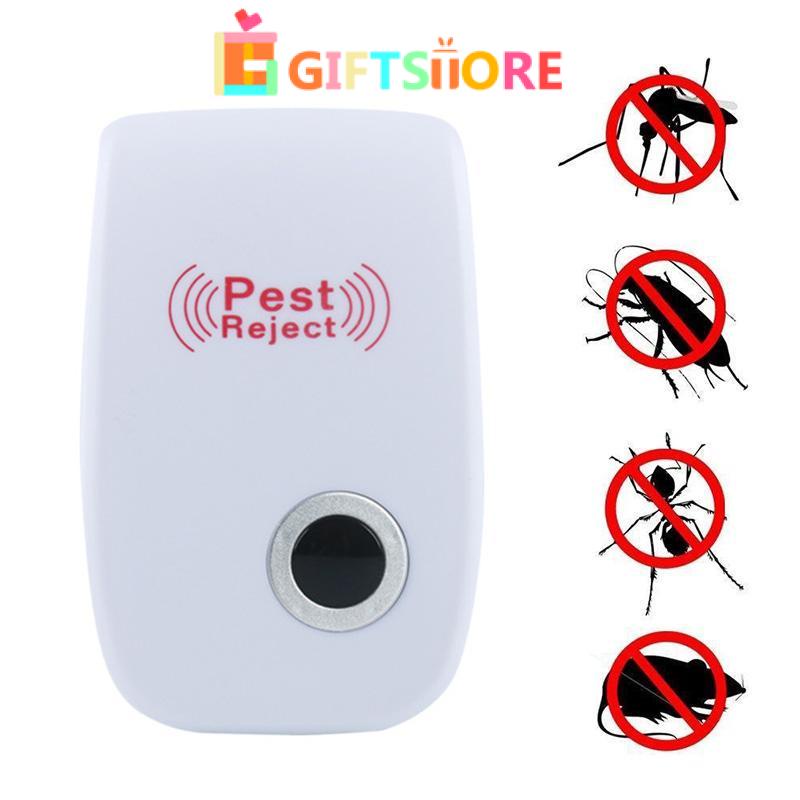 COD✨Alat Pengusir Tikus Nyamuk Serangga Cicak Elektronik Pest Reject Ultrasonic Murah