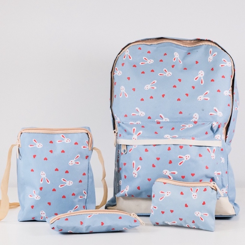 RR TAS BUNNY - Tas Sekolah Anak SD SMP SMA Ransel Backpack Fashion-3