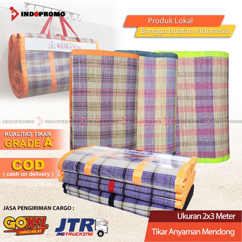 TIKAR SRIKANDI / TIKAR LIPAT MENDONG UKURAN JUMBO 2x3 Meter/TIKER LIPAT SRIKANDI