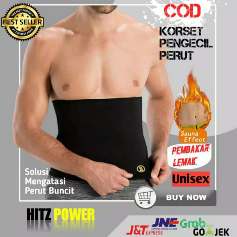 KORSET PELANGSING PERUT PRIA WANITA KORSET PENGECIL PERUT KORSLET PEMBAKAR LEMAKKORSET OLAHRAGA PERU