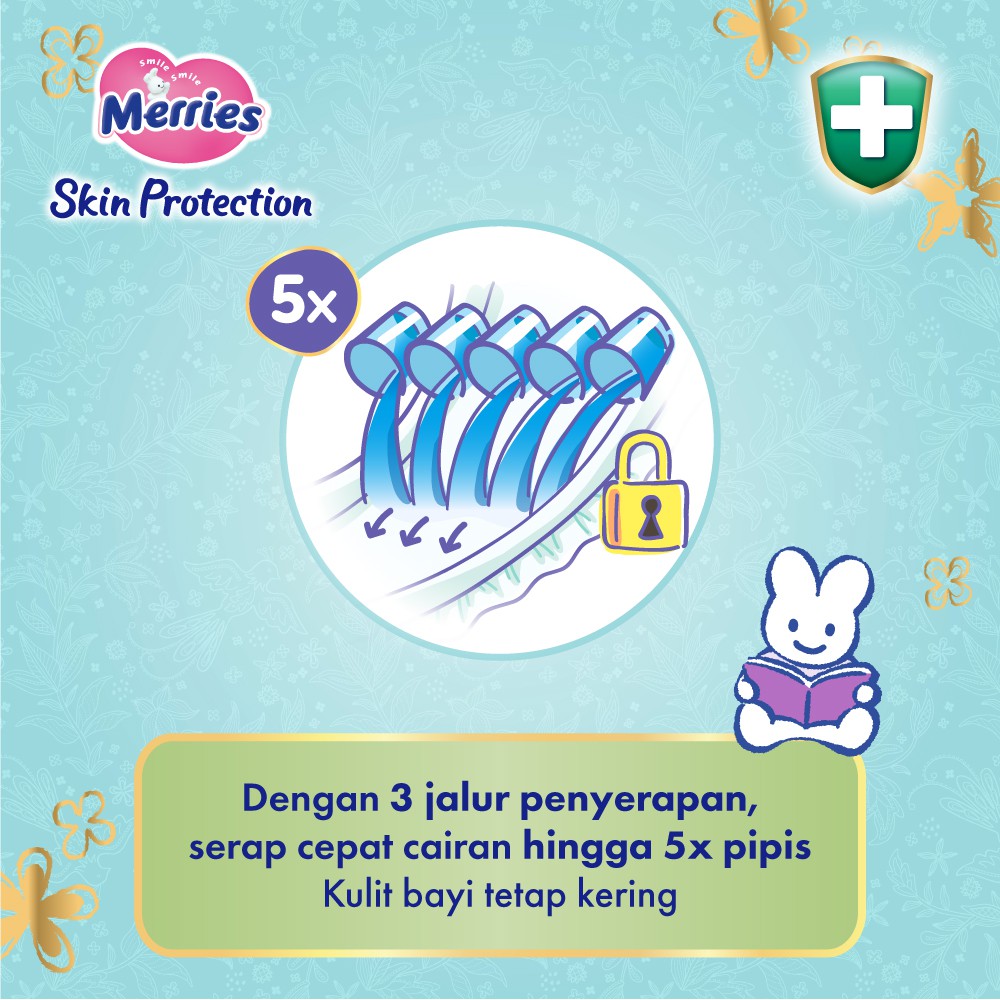 Merries Skin Protection XL22 - Merries Popok Celana Skin Protection XL 22