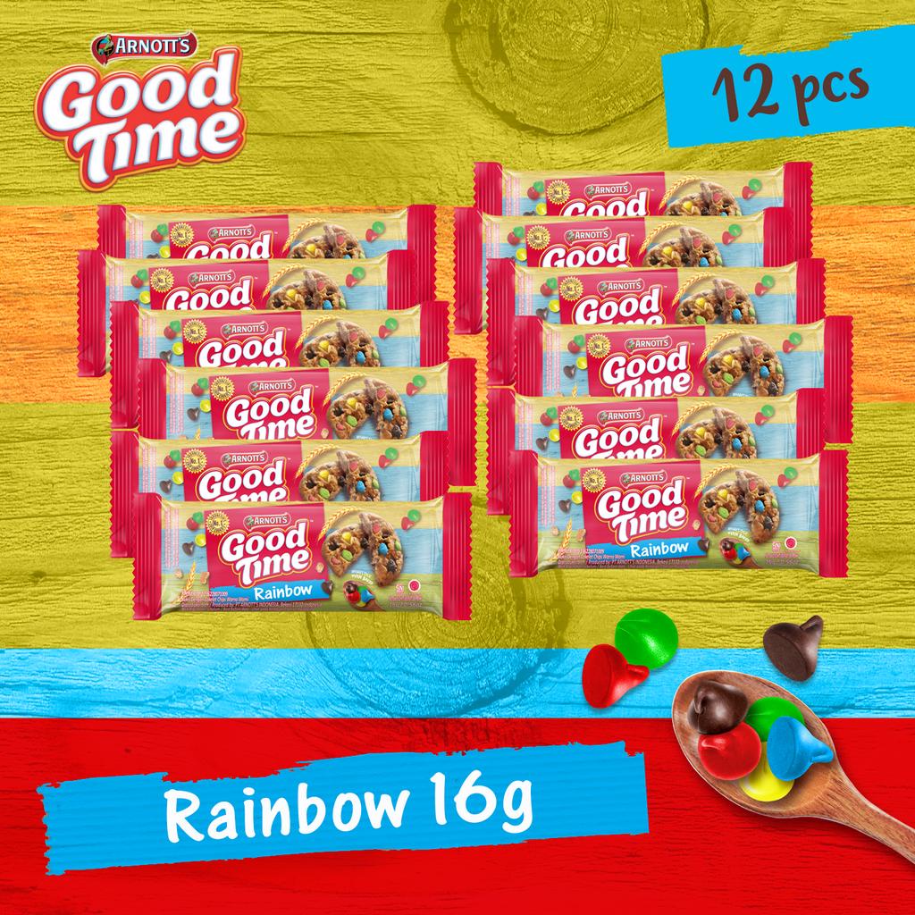 

Good Time Cookies Rainbow Singles 16gr x 12 pcs