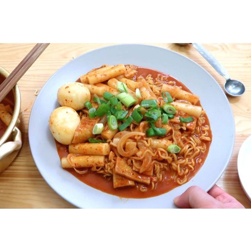 paket rabboki mie ramen topoki gochujang halal rabokki