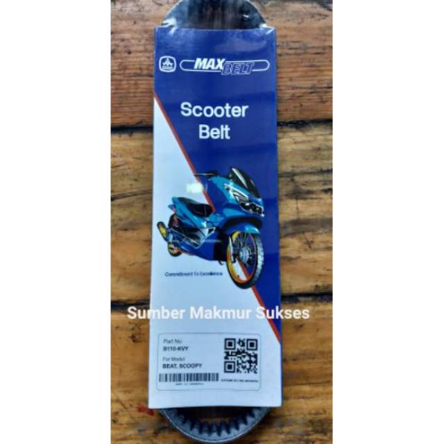 V-belt/vanbelt beat karbu, scoopy karbu, spacy karbu maxbelt