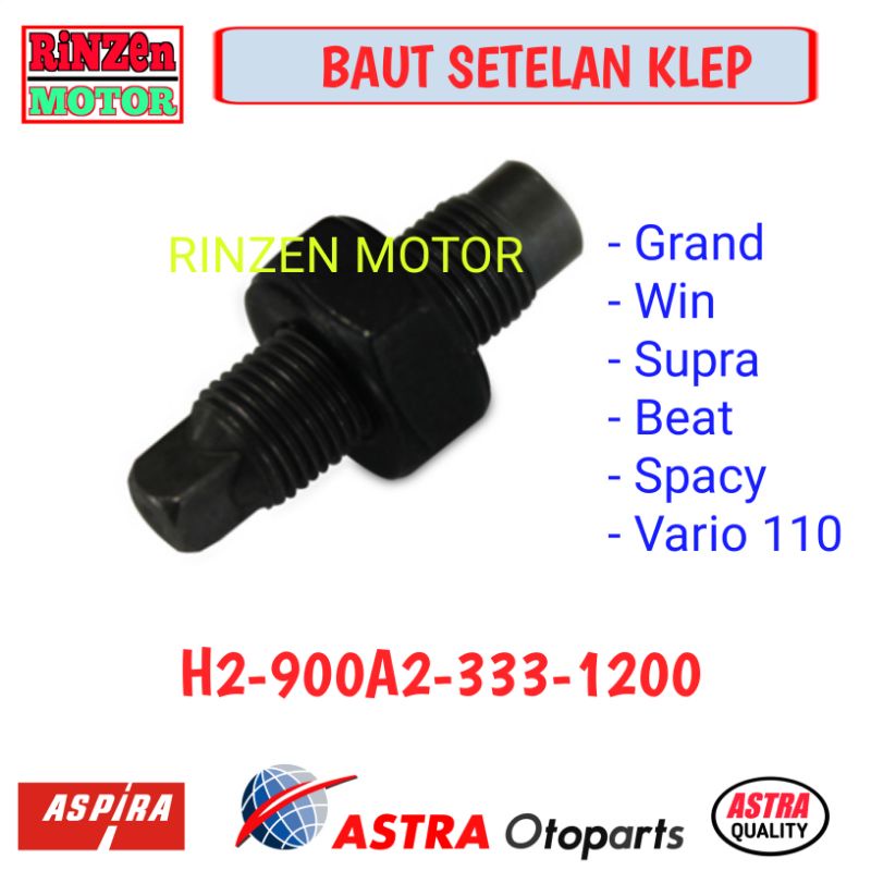 Baut Setelan Klep Supra Grand Win Aspira H2-900A2-333-1200 Ori