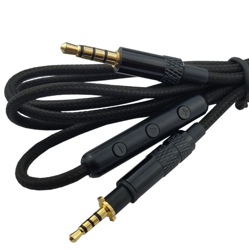 Btsg Kabel Audio Pengganti Dengan Mic + Kontrol Volume Untuk Headphone Jbl-J55 J55A J88 J88A