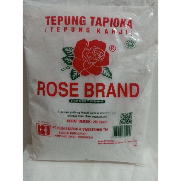 

Tepung Tapioka/ Kanji Rose Brand 200 gr