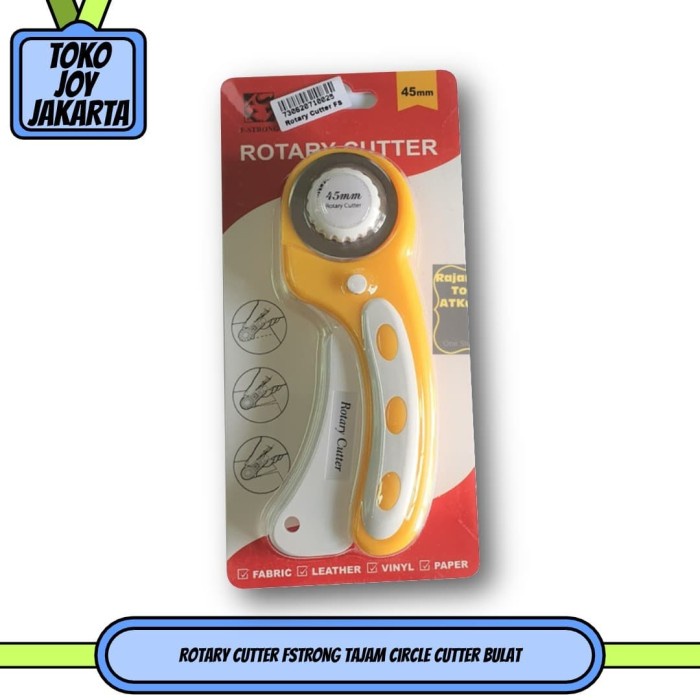 

Terlaris Rotary Cutter Fstrong Tajam Circle Cutter Bulat Gilaa!!!