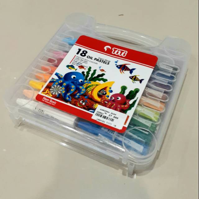 

Crayon pastel/oil pastel Titi 18 warna