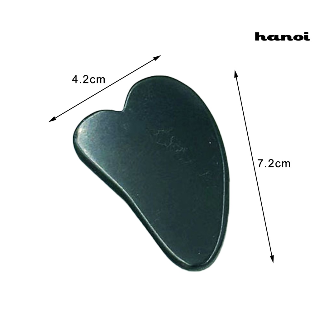 HQTM_Guasha Tool Release Tension Heart-Shaped Compact Massage Roller Board Stone for Adults