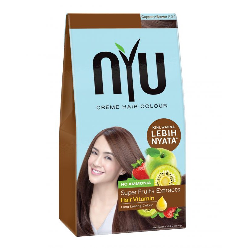 NYU Creme Hair Colour Coppery Brown