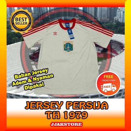 Jersey Persija Retro Jakarta Jakmania Jakartans Original Merchandise Atribut Bola