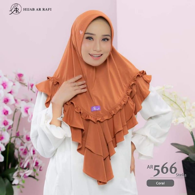 Hijab Arrafi Ar 566//Bisa COD✅// Hijab Cantik//Hijab instan