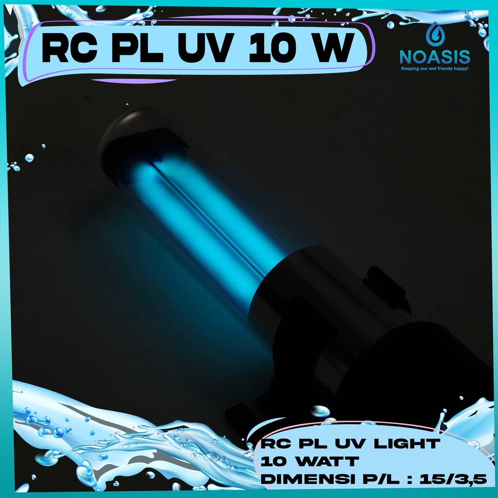 LAMPU UV KOLAM IKAN AQUARIUM RECENT RC PLUV 10 W 10 WATT POWERFULL