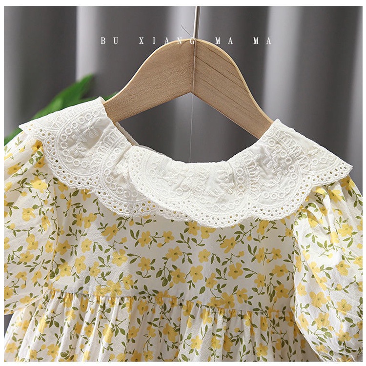 【Happy Baby】0-5TahunQZ-38 Dress anak perempuan/Dress putri lengan pendek motif bunga Fashion Anakr