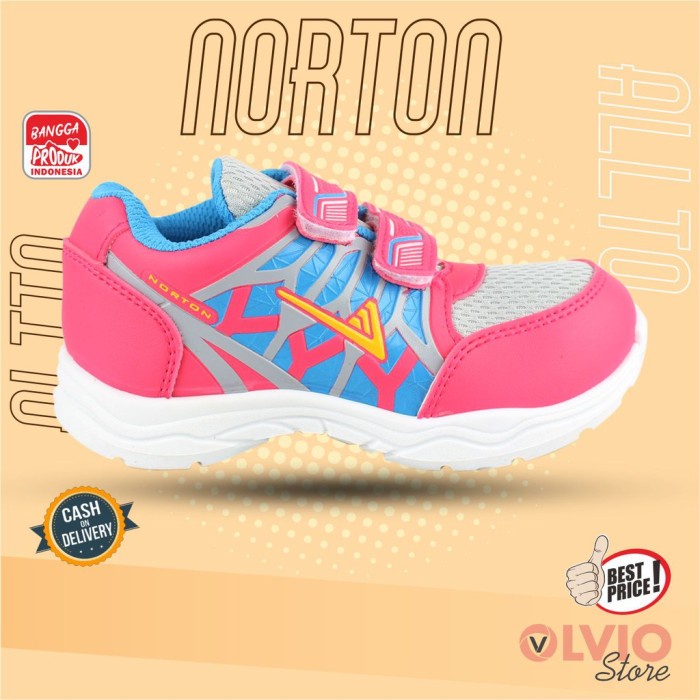 ramas Altto EXOTIC - Sepatu Sneaker/Sekolah/Bermain Anak Altto Original - P/Biru/Fusia, 29 mrh