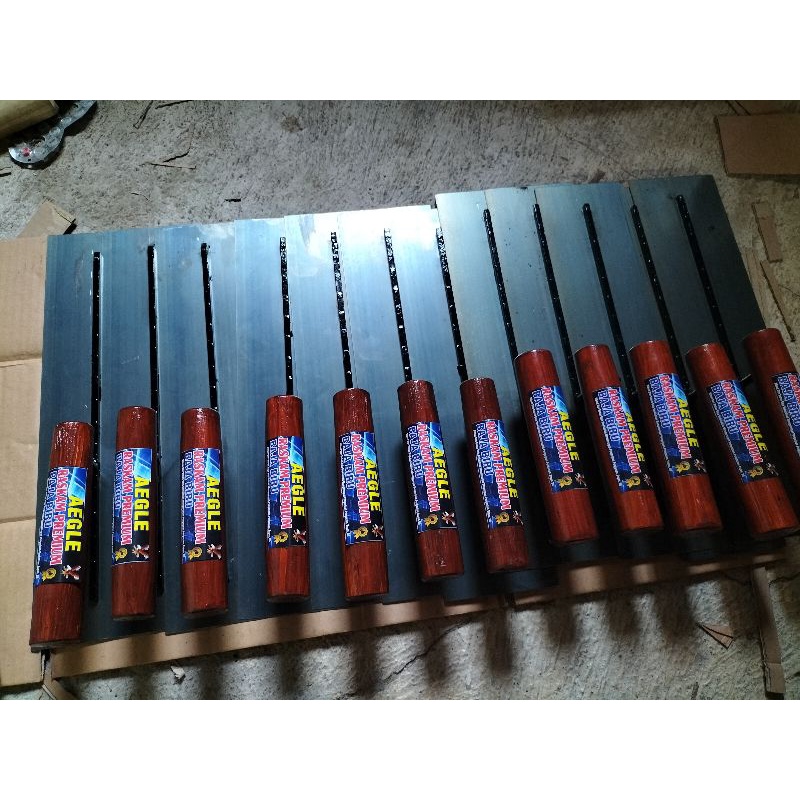 RASKAM BAJA 40 CM. 0.4 MM. Roskam Reskam Trowel Acian. Baja Karbon Terbanyak