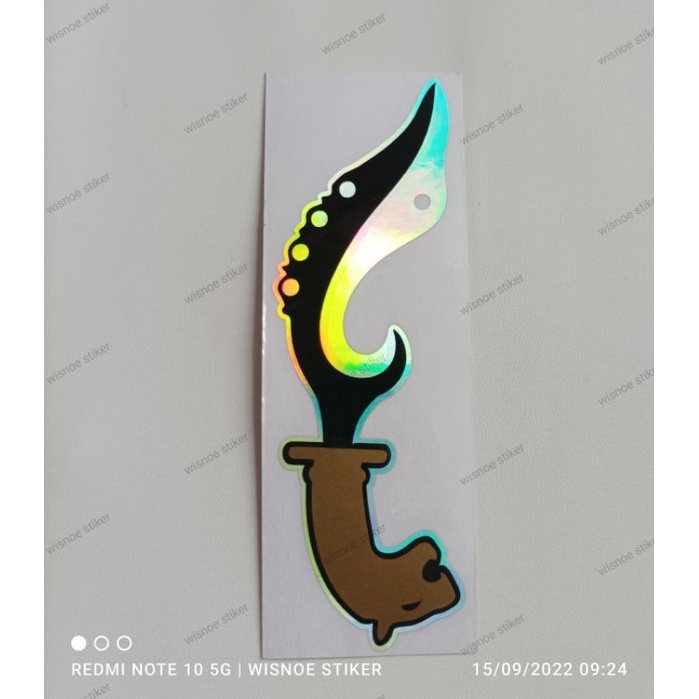 

Stiker Cutting KUJANG Laser Krom