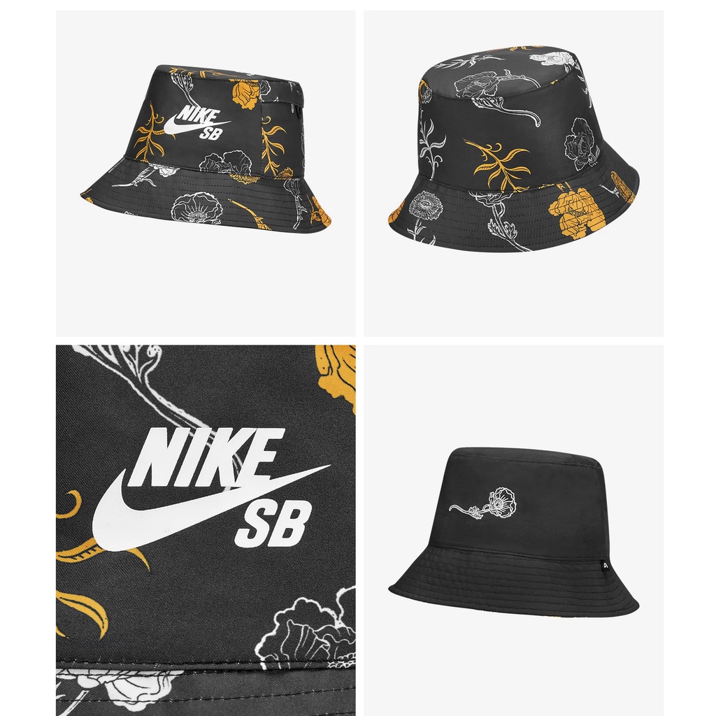 Nike SB Reversible Bucket Hat w/ Pocket DR0125-010 Topi Original 100%