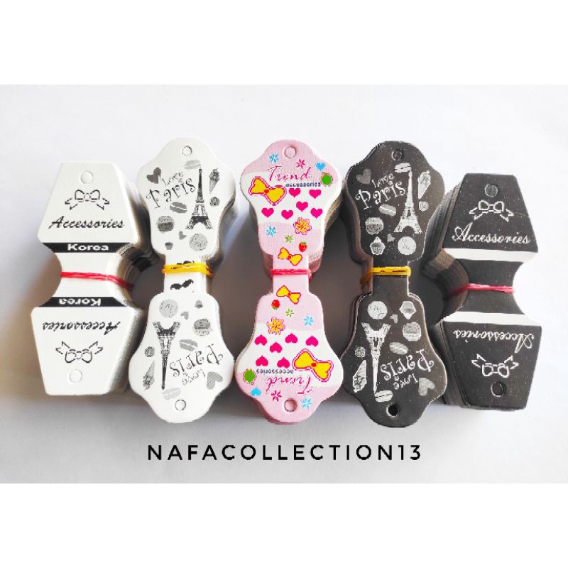 Label Kalung / Hangtag Kalung /Card Kalung