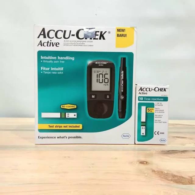 Alat Accu Check - Active / alat Cek Gula darah Accu check Active
