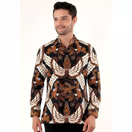 Maginot Kemeja Batik Pria Varena-ls Lengan Panjang