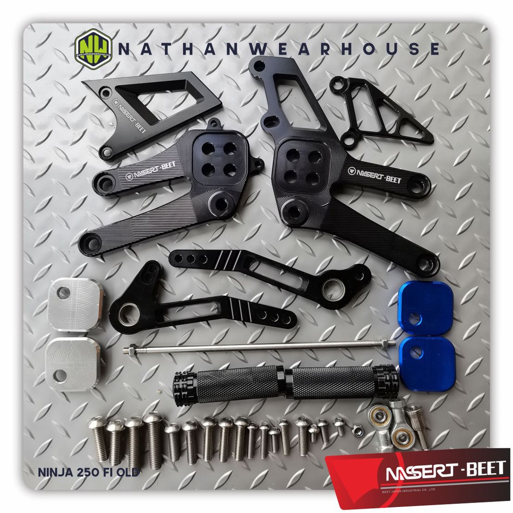 Footstep Underbone Racing Ninja 250 Fi OLD Lama Full CNC Nassert Beet