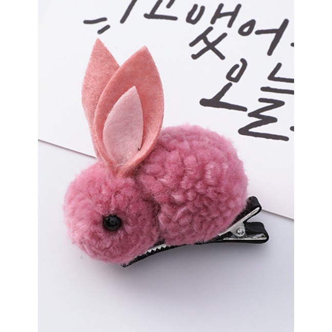 LRC Jepit Rambut Fashion Rabbit Shape Decorated Hair Clip F05328