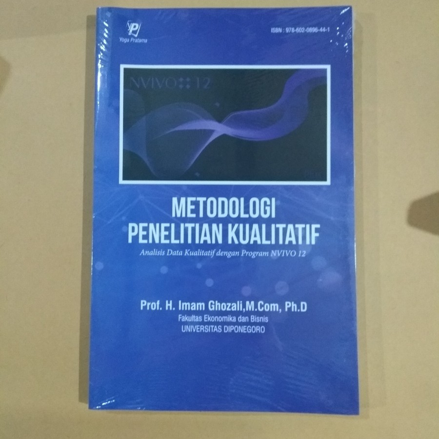[Termurah] Buku metodologi penelitian kualitatif analisis data kualitatif NVIVO12