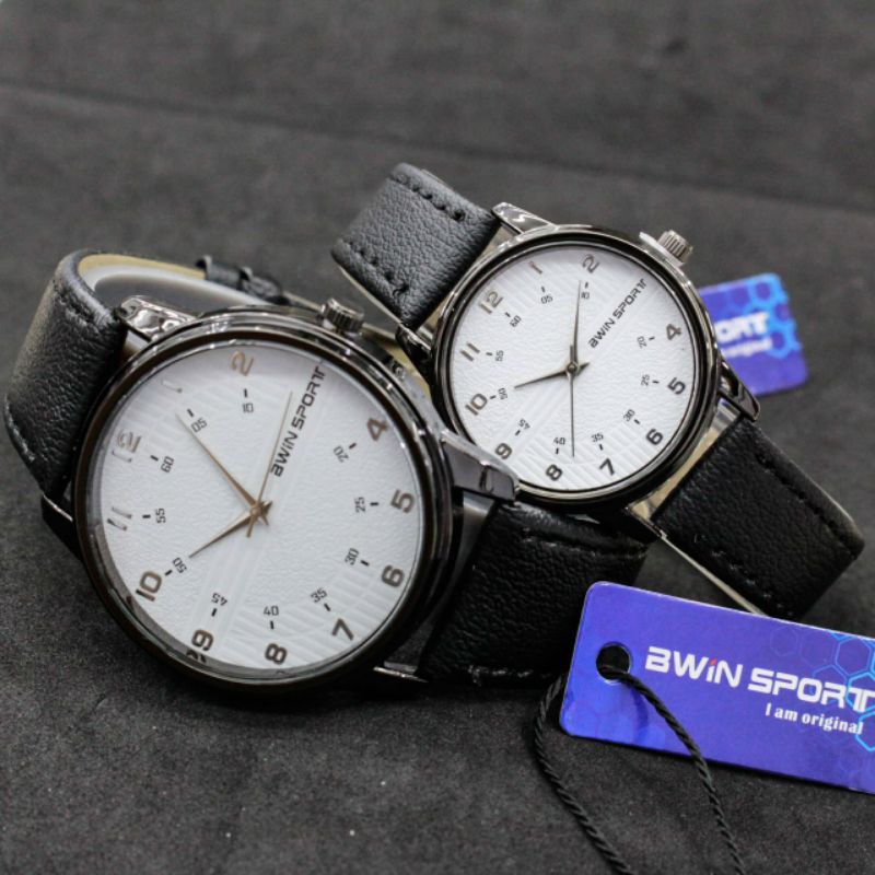 BWIN SPORT M1012 G/L JAM TANGAN COUPLE BWIN SPORT Type M1012G/L ORIGINAL Jam Tangan Couple Murah