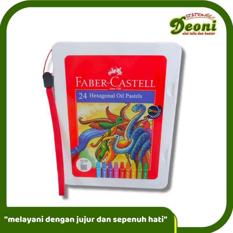 

Faber Castell Hexagional Oil Pastel Set 24 Warna