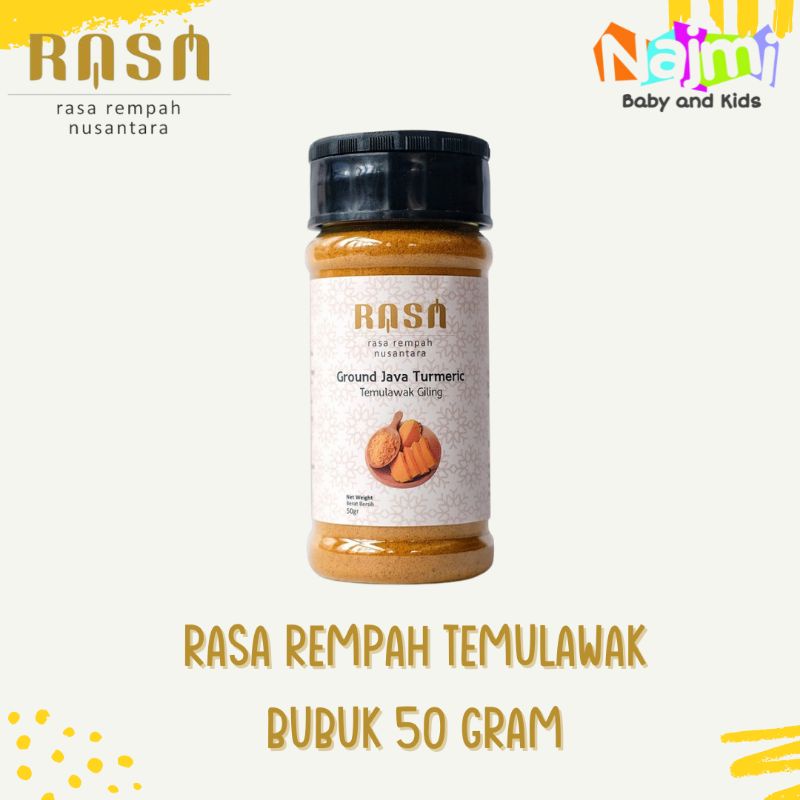 Rasa Rempah Nusantara Ground Java Turmeric Temulawak Bubuk 50 gr 50gr