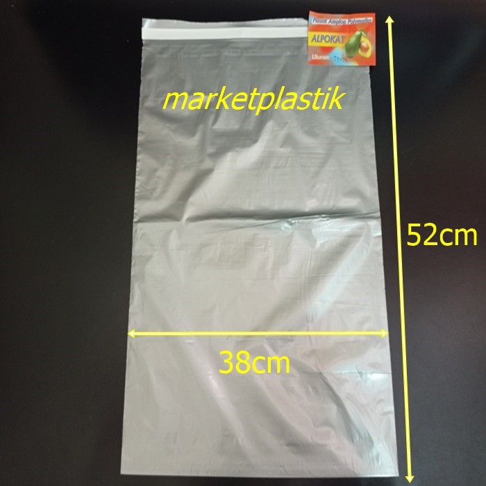 

PLASTIK AMPLOP POLYMAILER SILVER 38x52cm