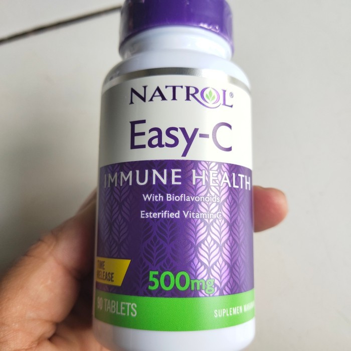 Natrol Easy C 500mg 500 mg Vitamin C 500mg 500 mg 90 Tablets