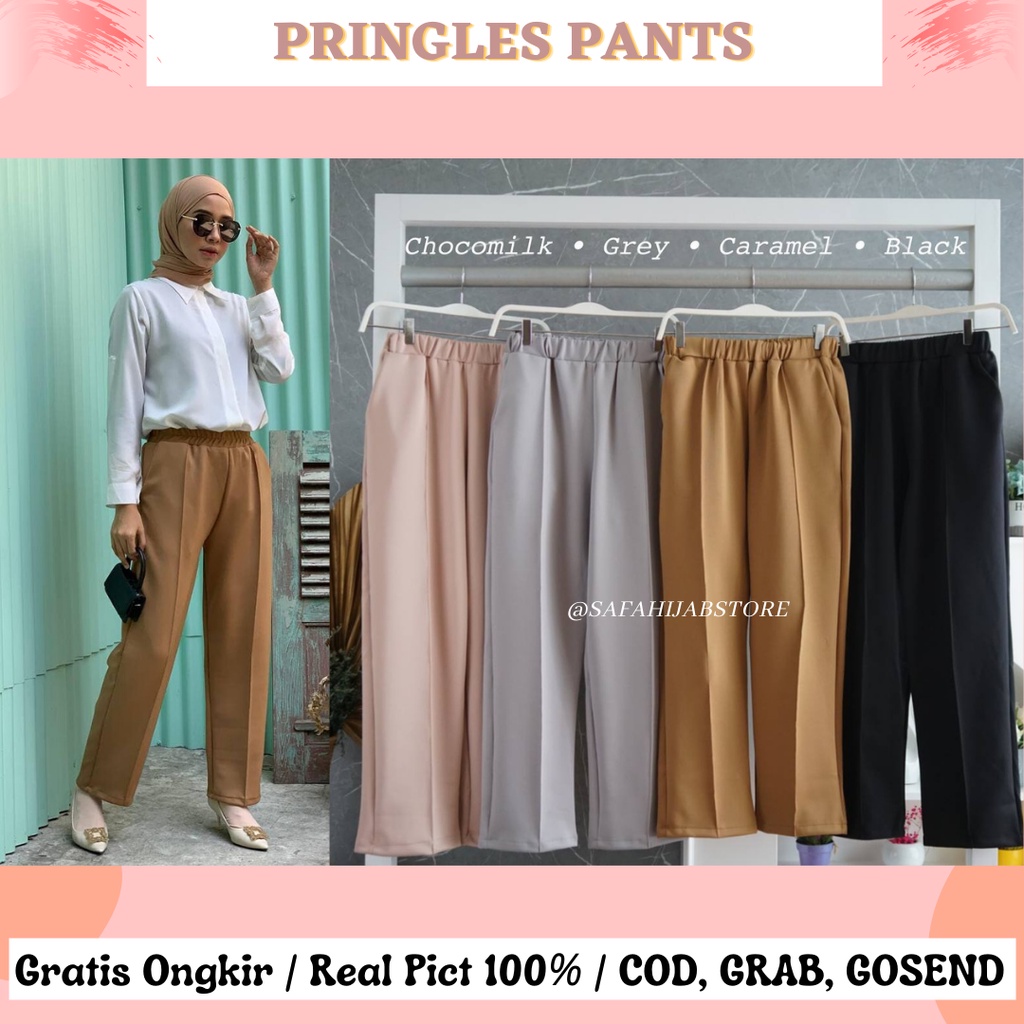 PRINGLES PANTS /CELANA KERJA / CELANA KANTOR /CELANA BAHAN