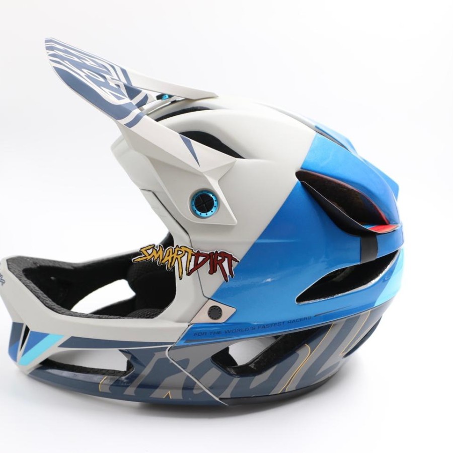 HELM SEPEDA TLD STAGE SLATE BLUE HELM DOWNHILL TLD STAGE SLATE BLUE