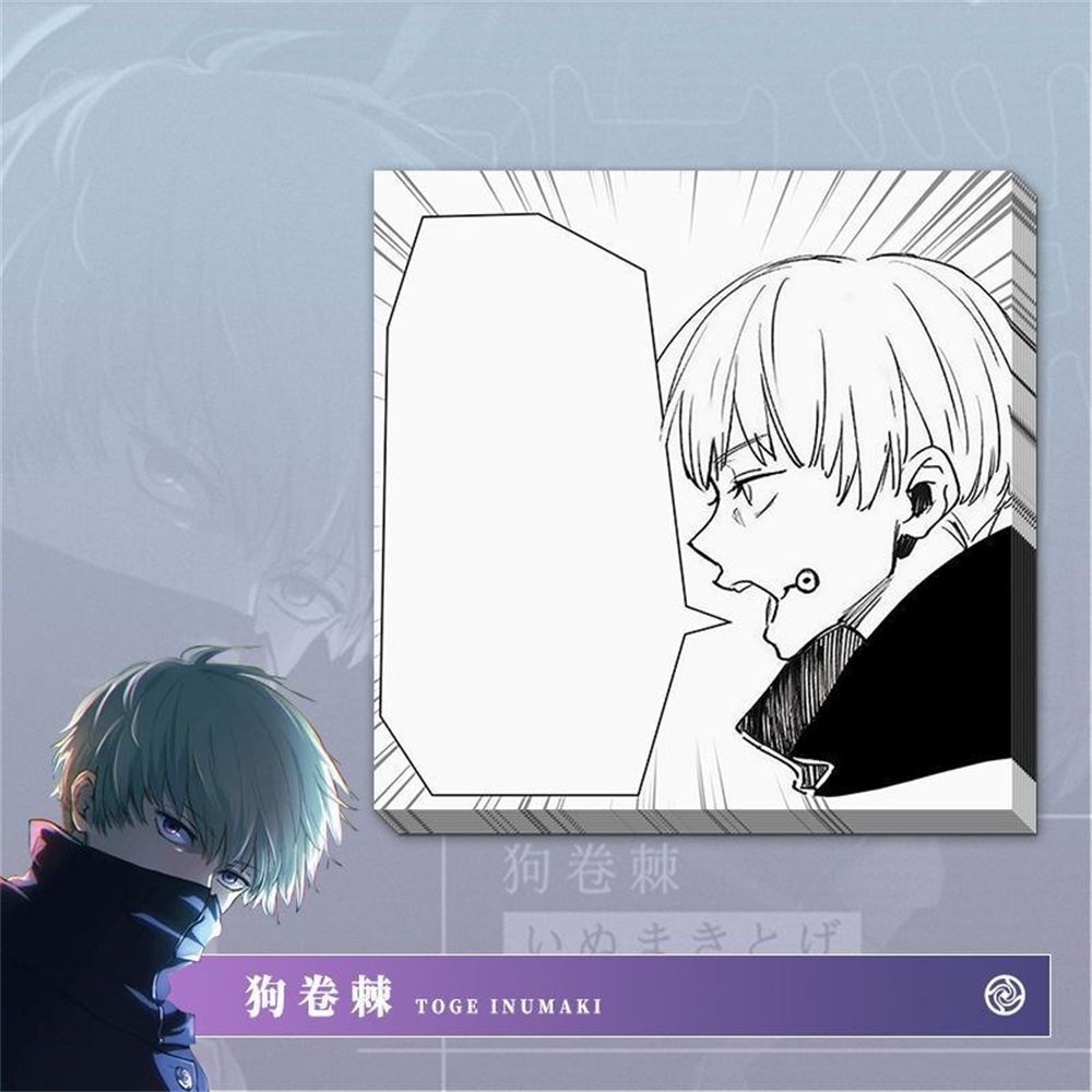 Lanfy Kertas Memo Sticky Note / Post-It Motif Anime Jujutsu Kaisen Untuk Sekolah / Kantor