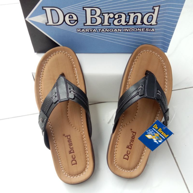 Sandal Kulit Pria DeBrand Sineca