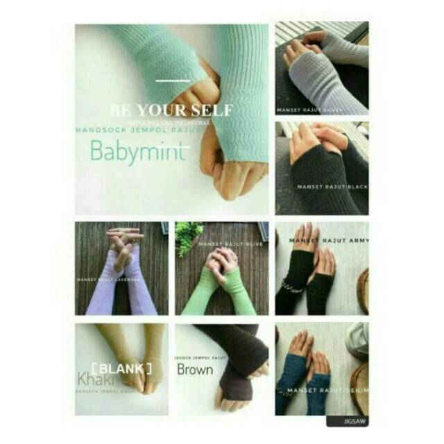 Handsock manset rajut premium