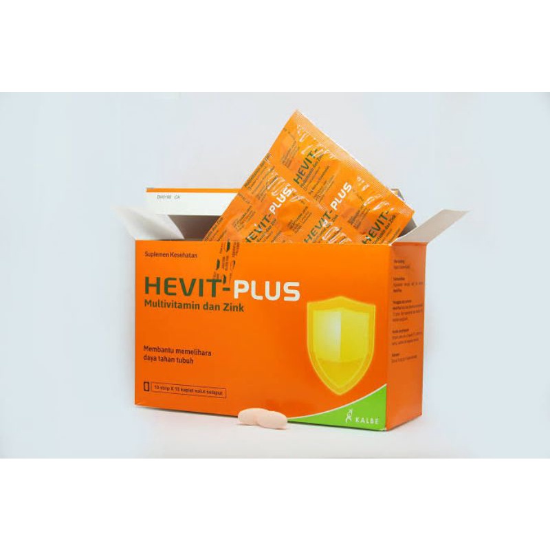 Hevit-Plus / Vitamin C / Daya Tahan Tubuh / Suplemen Kesehatan / Multivitamin