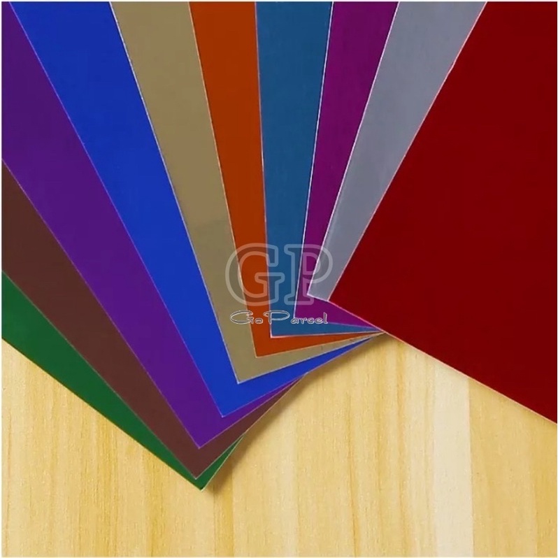 ( 5 Lembar ) KERTAS METALIK - KERTAS KADO PREMIUM METALIK - GIFT WRAPPING PAPER METALLIC / MENGKILAP / SHINY MERAH BIRU HIJAU EMAS UNGU PERAK / SILVER GOLD RED BLUE GREEN PURPLE / DIY / VINTAGE CLASSIC