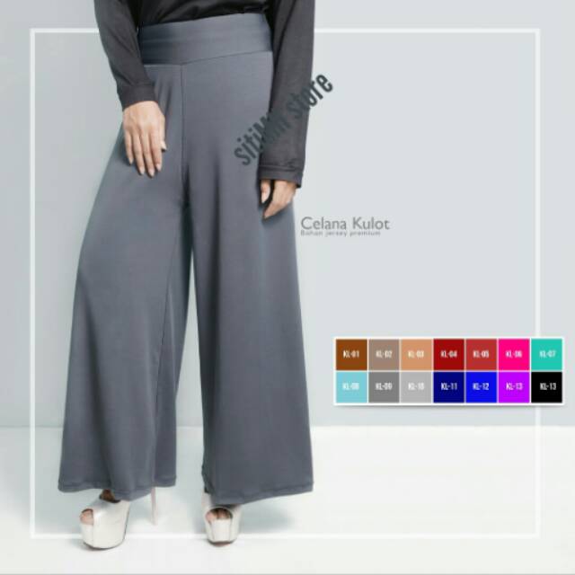 Celana Kulot Premium Ukuran Allsize