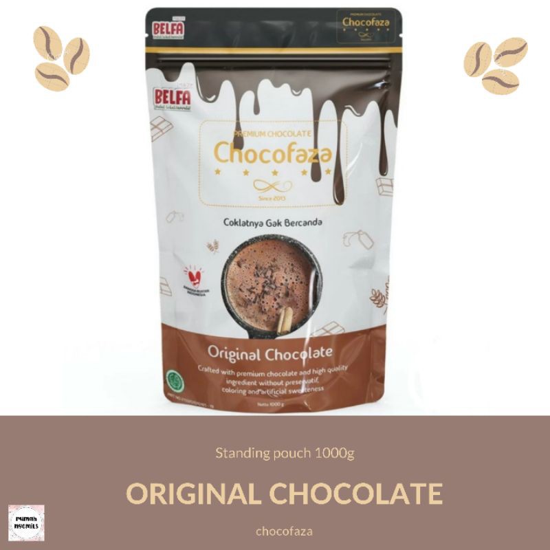 

ORIGINAL Chocolate Chocofaza Minuman Coklat Premium Kekinian Sehat Halal Tanpa Pemanis Buatan 1000GR