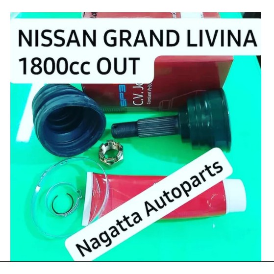 CV JOINT JOIN AS RODA LUAR nissan grand livina grandlivina 1800cc 1.800cc