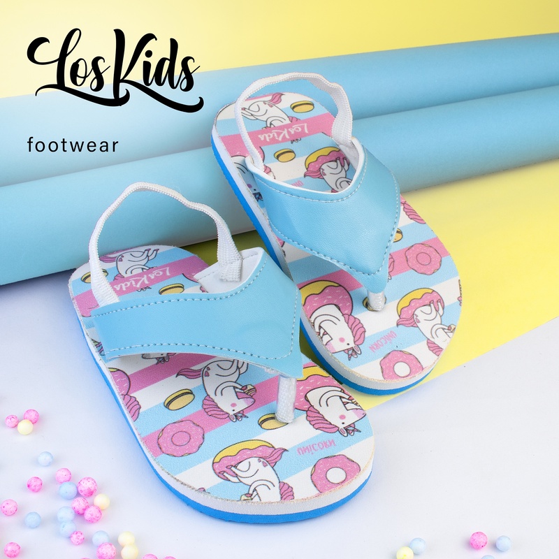 [ LosKids ] Sandal Jepit Anak Perempuan Sendal Unicorn Cewek Balita Kids Slippers