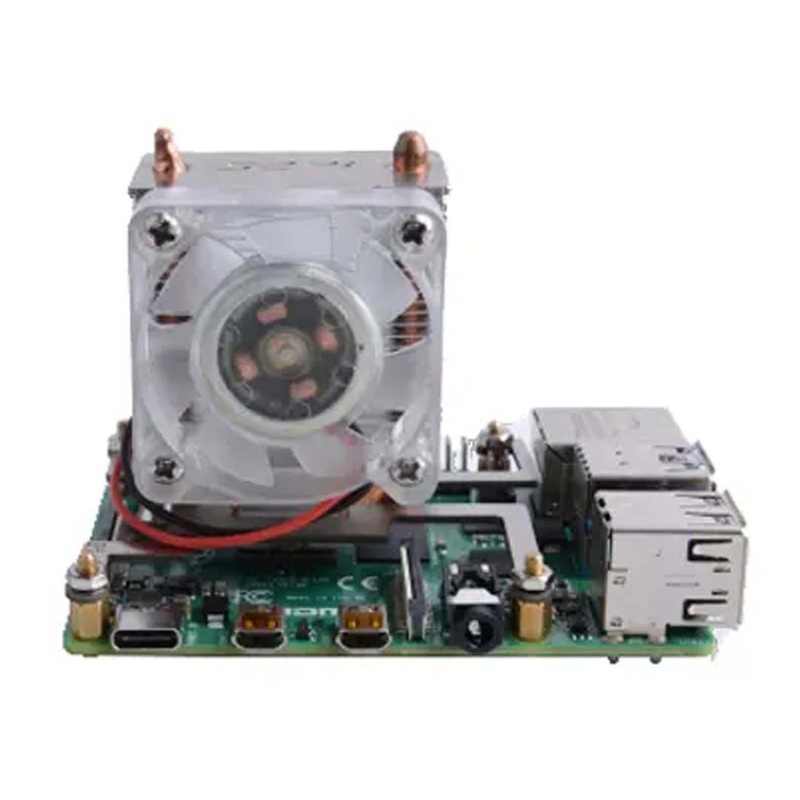 Btsg Untuk Raspberry Pi Untuk DC Brushless CPU LED Cooling Fan Raspberry Pi 4B Pendingin Fa